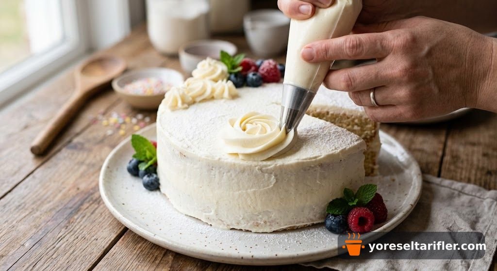 Yeşil Renk Sürprizli Ispanaklı Kek Tarifi — Adım 8