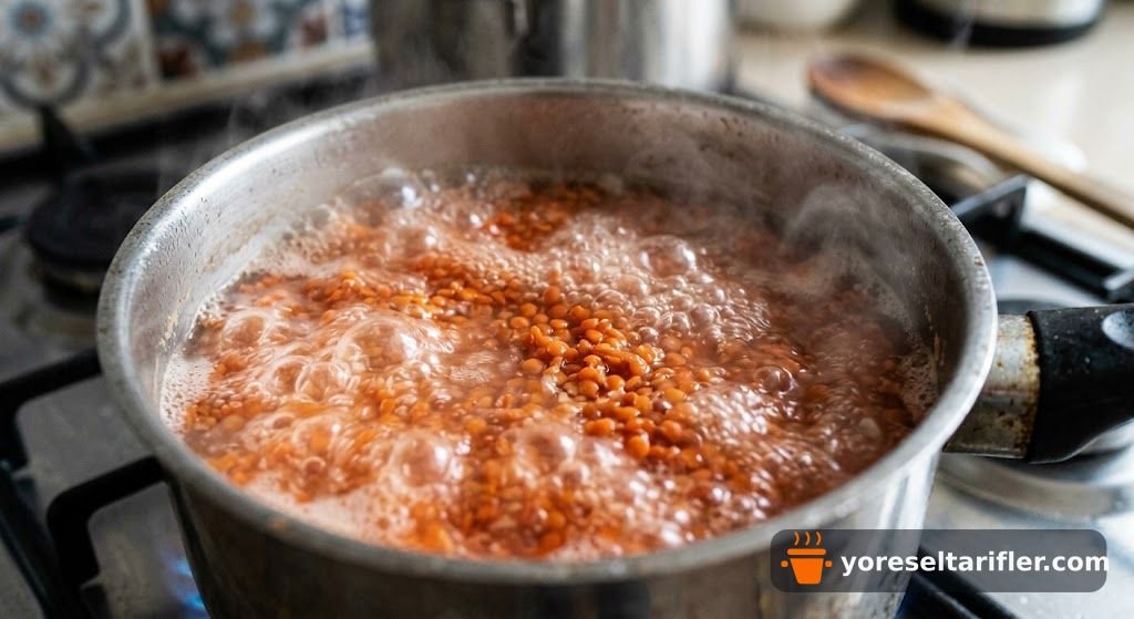 Yeşil Soğanlı Mercimek Köftesi Tarifi — Adım 1