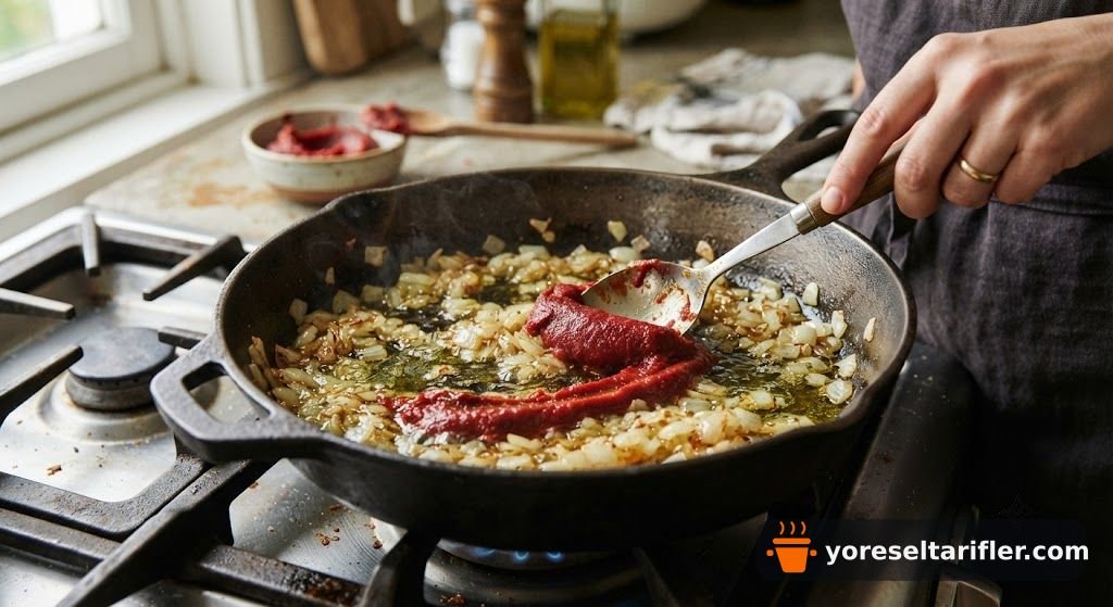 Yeşil Soğanlı Mercimek Köftesi Tarifi — Adım 3