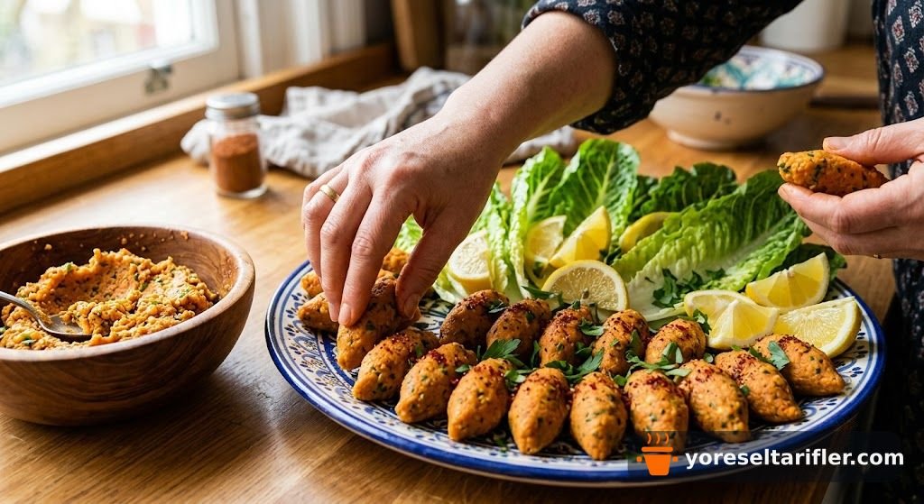 Yeşil Soğanlı Mercimek Köftesi Tarifi — Adım 7
