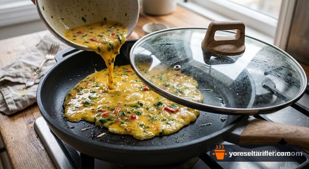 Yeşillikli Omlet Tarifi — Adım 4