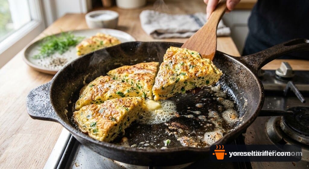 Yeşillikli Omlet Tarifi — Adım 5