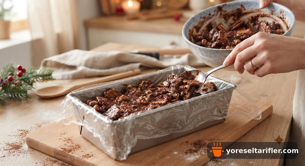 Yılbaşı Mozaik Pasta Tarifi — Adım 7