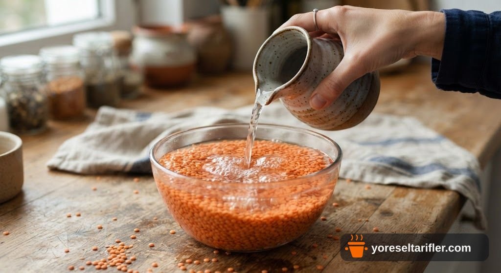 Yoğun Kremalı Mercimek Çorbası Tarifi — Adım 1