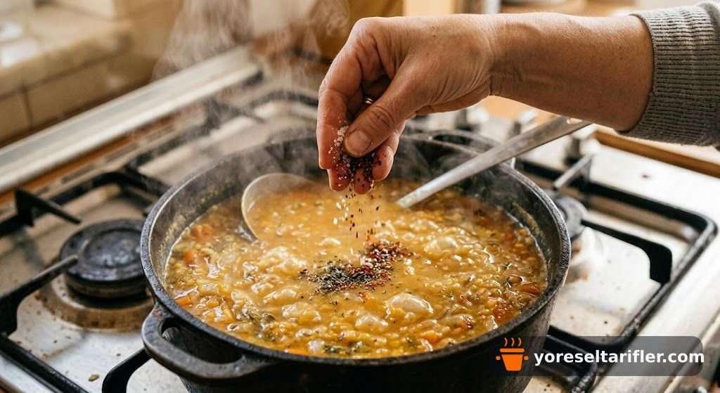 Yoğun Kremalı Mercimek Çorbası Tarifi — Adım 8