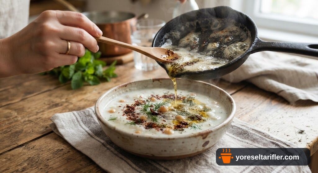 Terbiyeli Yoğurt Çorbası Tarifi — Adım 5