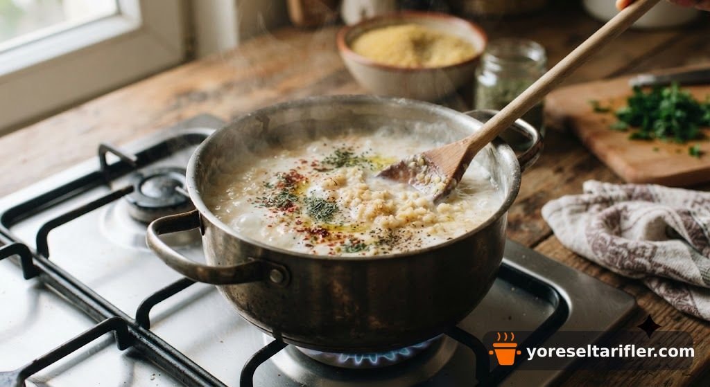Yoğurtlu Bulgur Çorbası Tarifi — Adım 5
