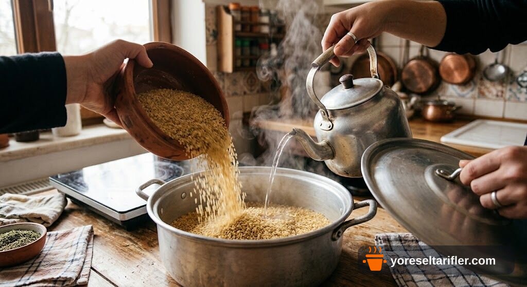 Yoğurtlu Bulgur Köftesi Tarifi — Adım 1