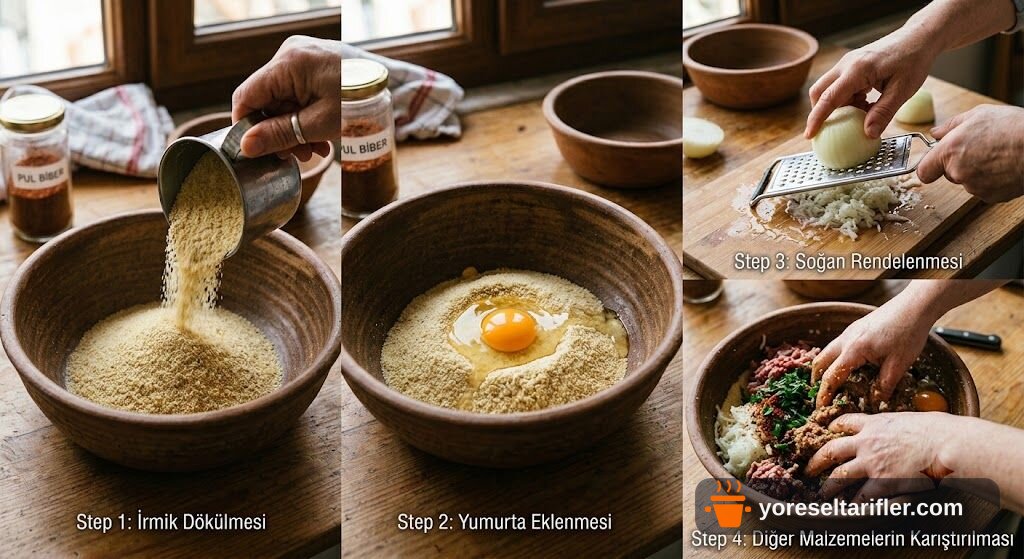 Yoğurtlu Bulgur Köftesi Tarifi — Adım 2