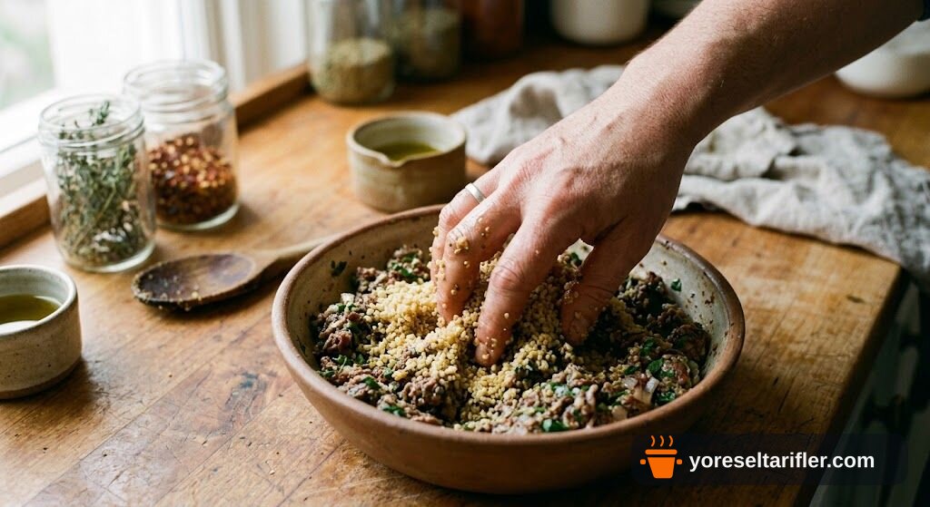 Yoğurtlu Bulgur Köftesi Tarifi — Adım 3