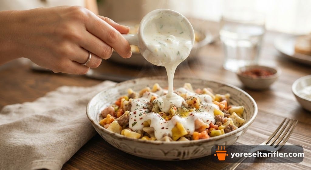 Yoğurtlu Havuçlu Makarna Tarifi — Adım 5