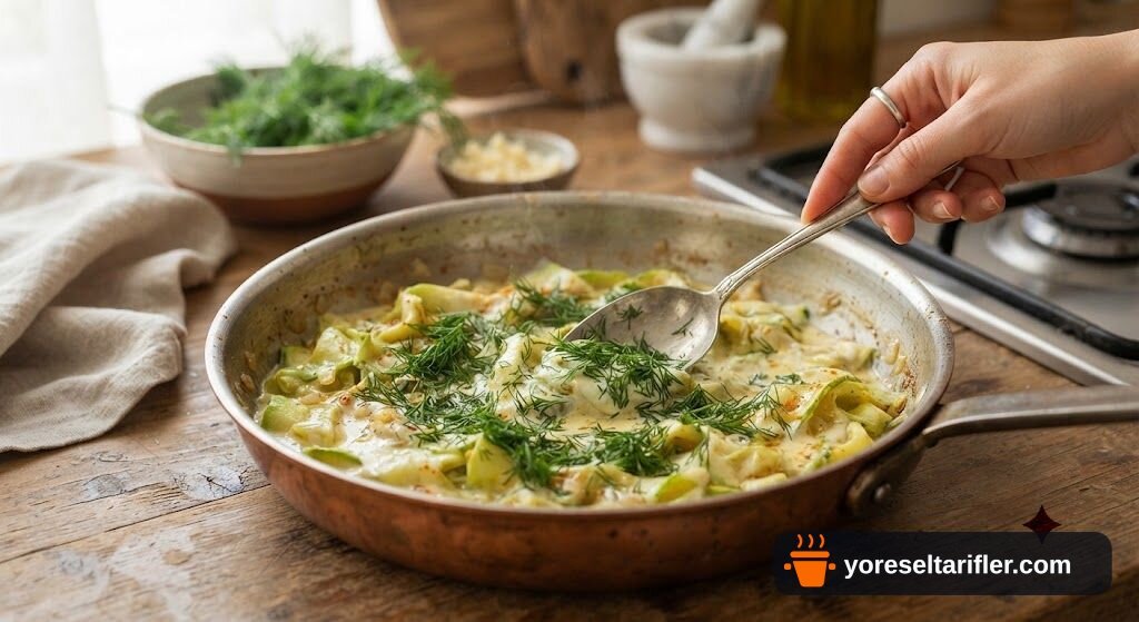 Yoğurtlu Kabak Sıyırma Tarifi — Adım 6