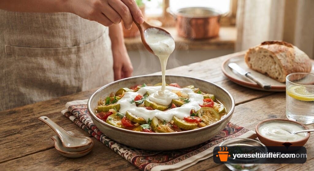 Yoğurtlu Kabak Sıyırma Tarifi — Adım 7