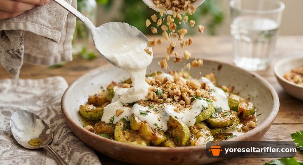 Yoğurtlu Kabaklı Hafif Salata Tarifi — Adım 2