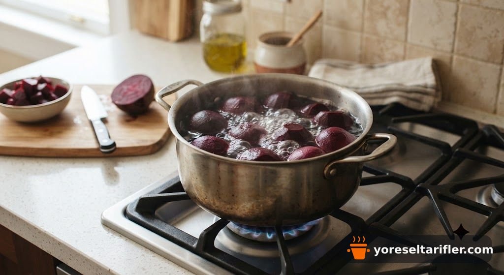 Yoğurtlu Kırmızı Pancar Salatası Tarifi — Adım 2