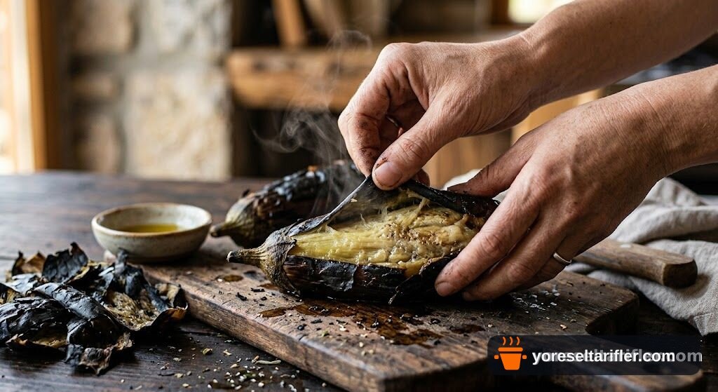 Yoğurtlu Köz Patlıcan Tarifi — Adım 3