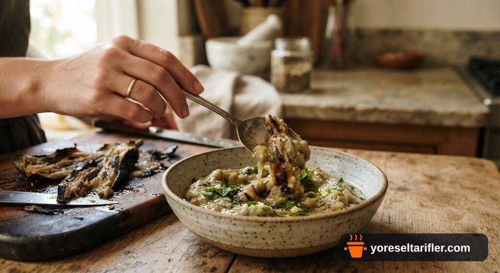 Yoğurtlu Köz Patlıcan Tarifi — Adım 5