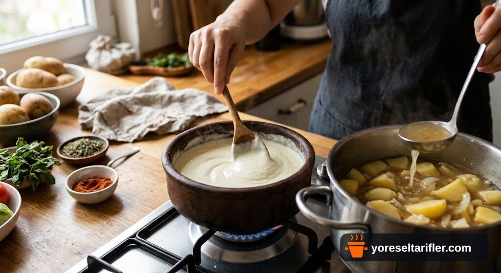 Yoğurtlu Patates Yemeği Tarifi — Adım 4