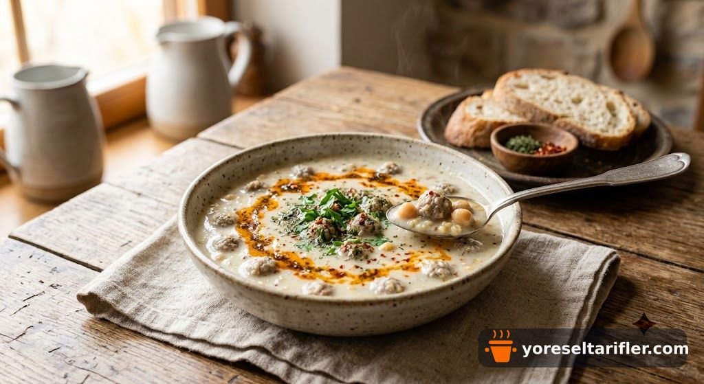 Yoğurtlu Topalak Çorbası Tarifi — Adım 7