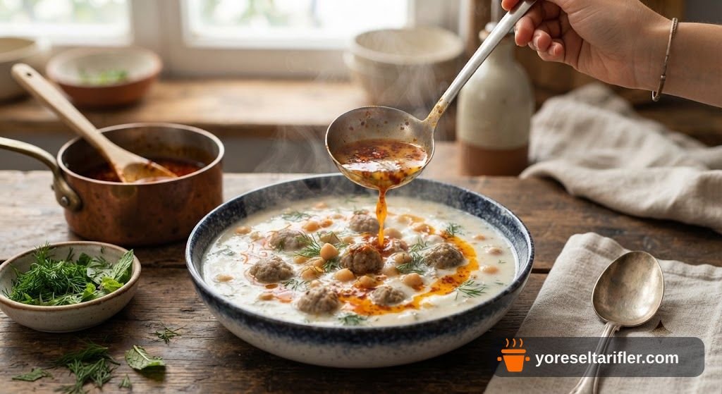 Yoğurtlu Topalak Çorbası Tarifi — Adım 9