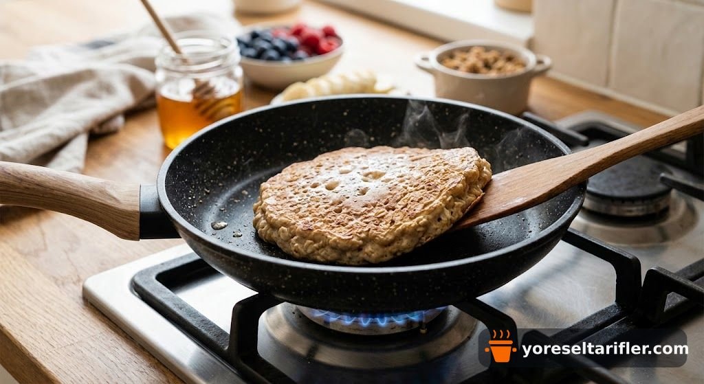 Yulaf Unlu Pancake Tarifi — Adım 1