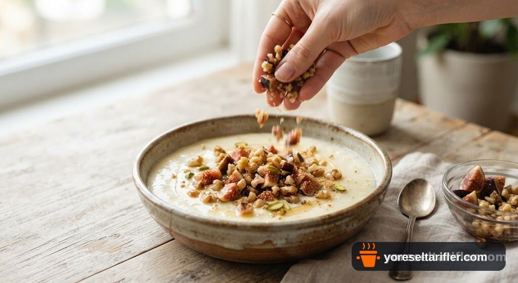 Yulaflı Sütlü Muhallebi Tarifi — Adım 6