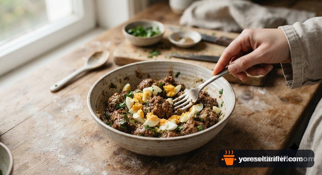 Yumurtalı Köfte Tarifi — Adım 5