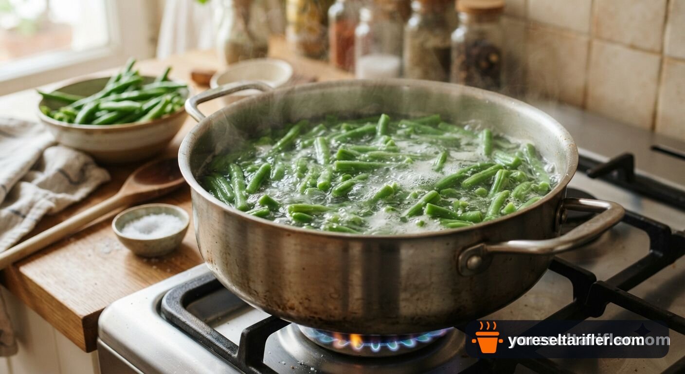 Yumurtalı Taze Fasulye Kavurması Tarifi — Adım 2