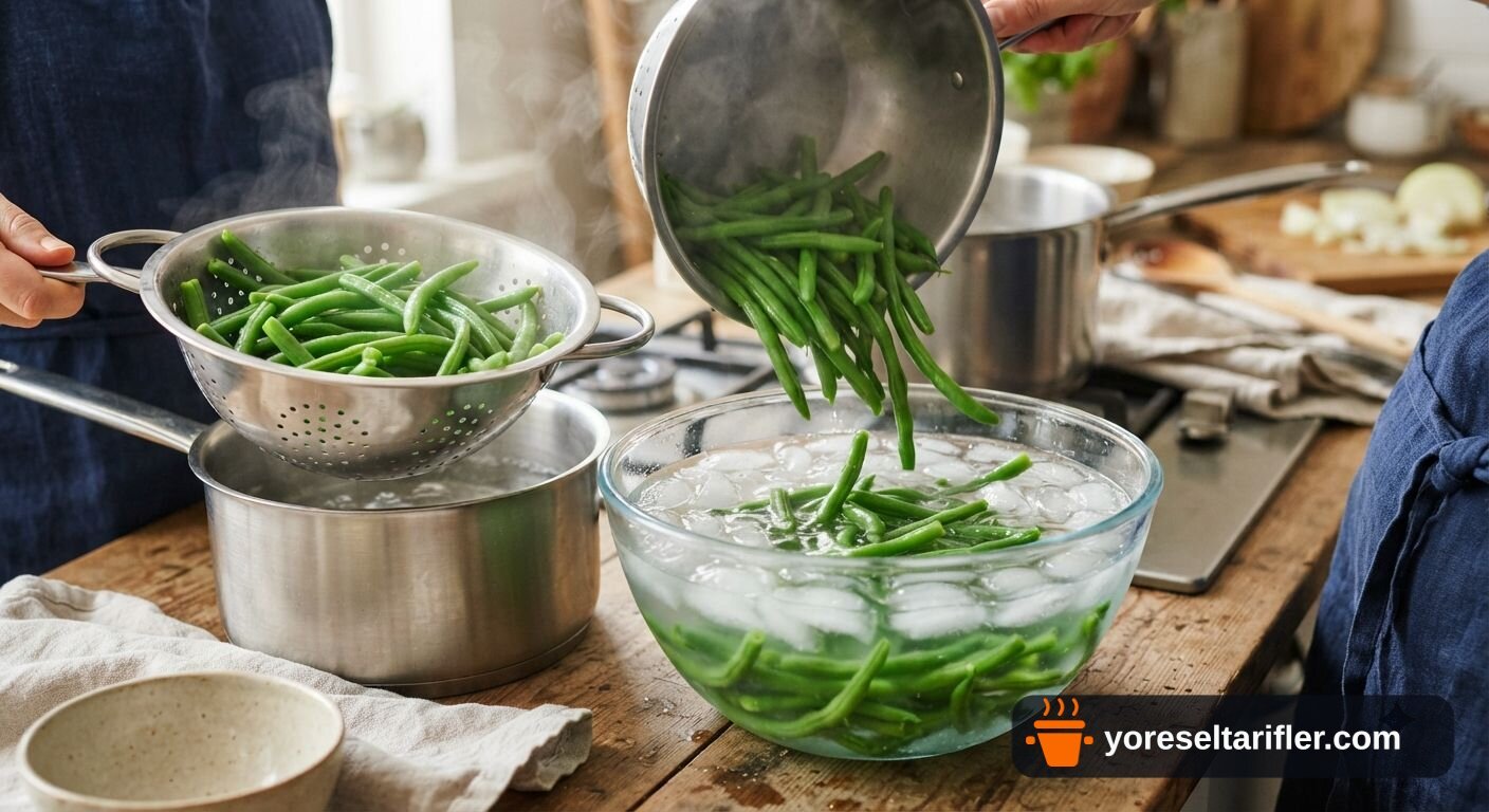 Yumurtalı Taze Fasulye Kavurması Tarifi — Adım 3