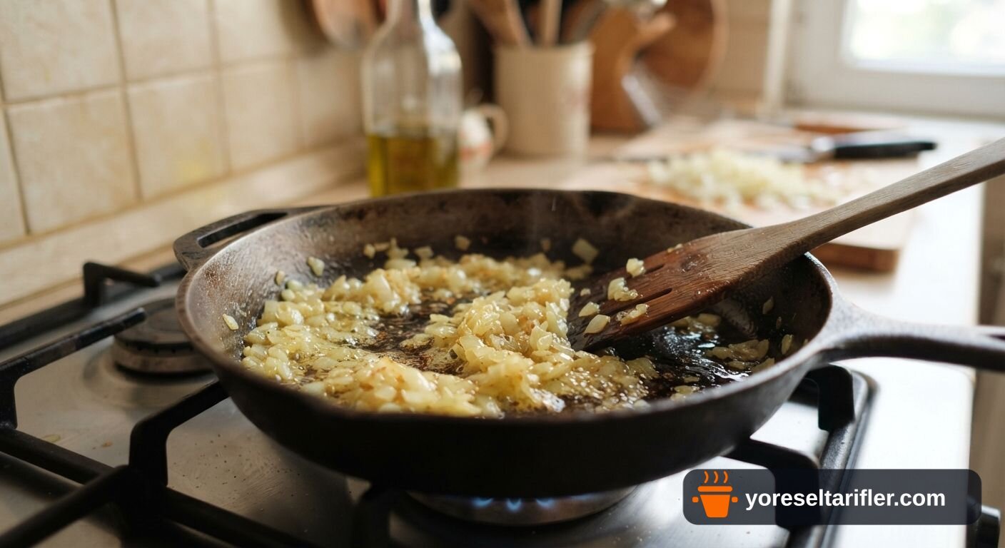 Yumurtalı Taze Fasulye Kavurması Tarifi — Adım 4