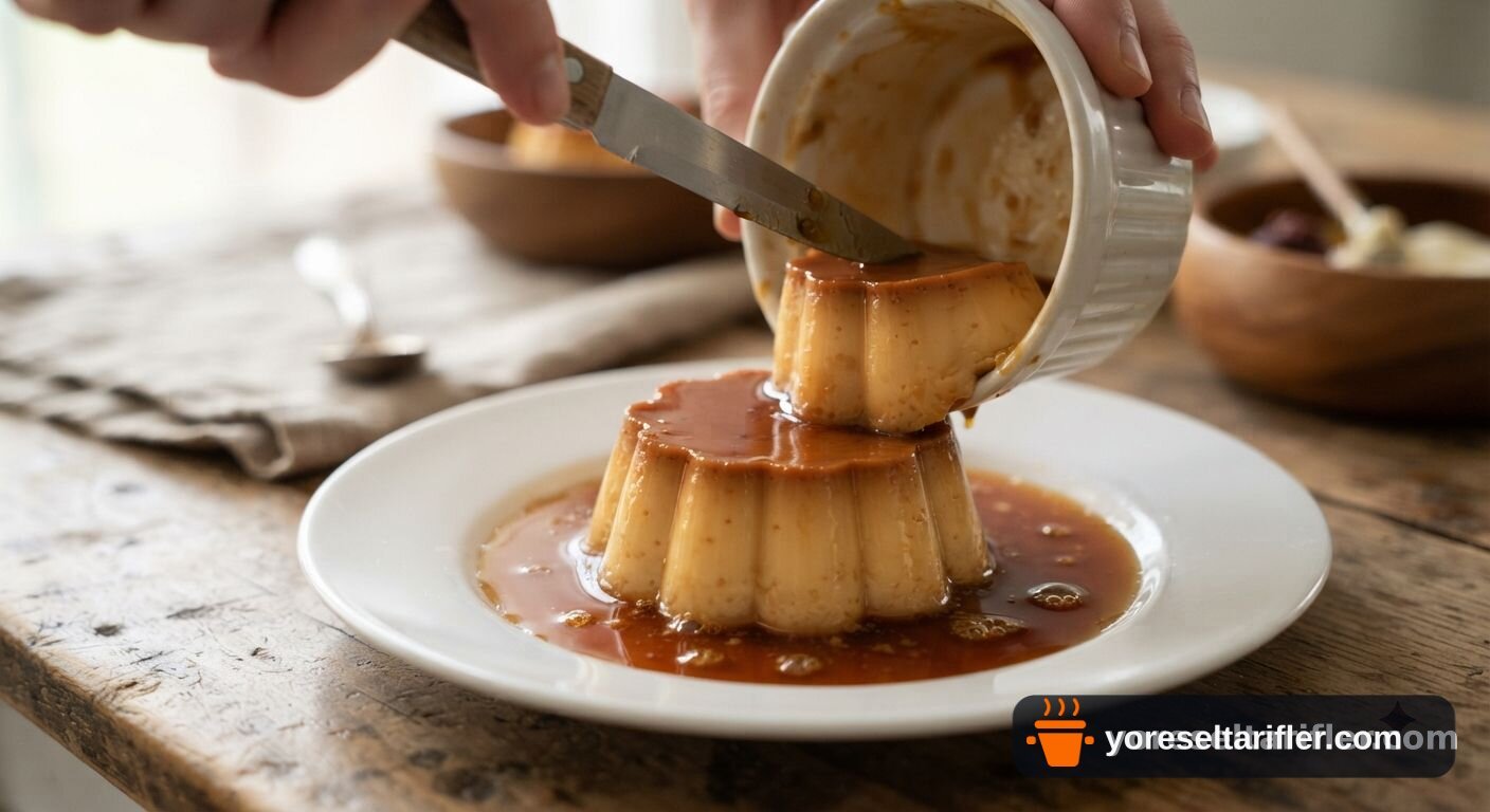 Yumurtasız Krem Karamel Tarifi — Adım 5