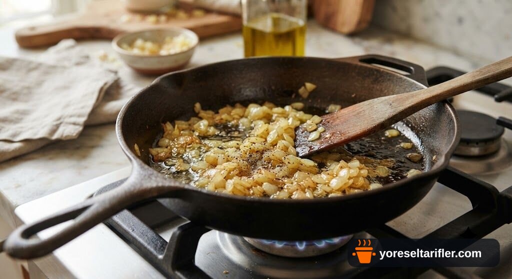 Yumurtasız Mısır Omleti Tarifi — Adım 2
