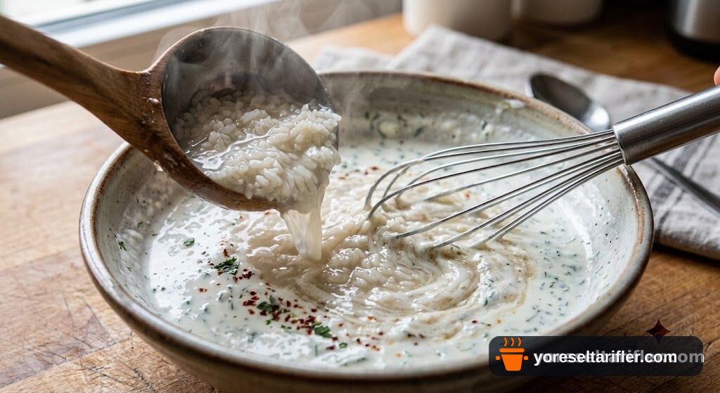 Yumurtasız Yoğurt Çorbası Tarifi — Adım 3