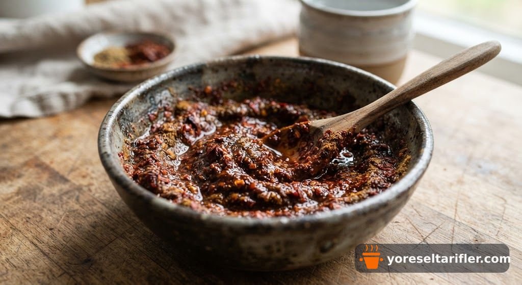 Yumuşacık Borcamda Etli Çiğ Köfte Tarifi — Adım 1