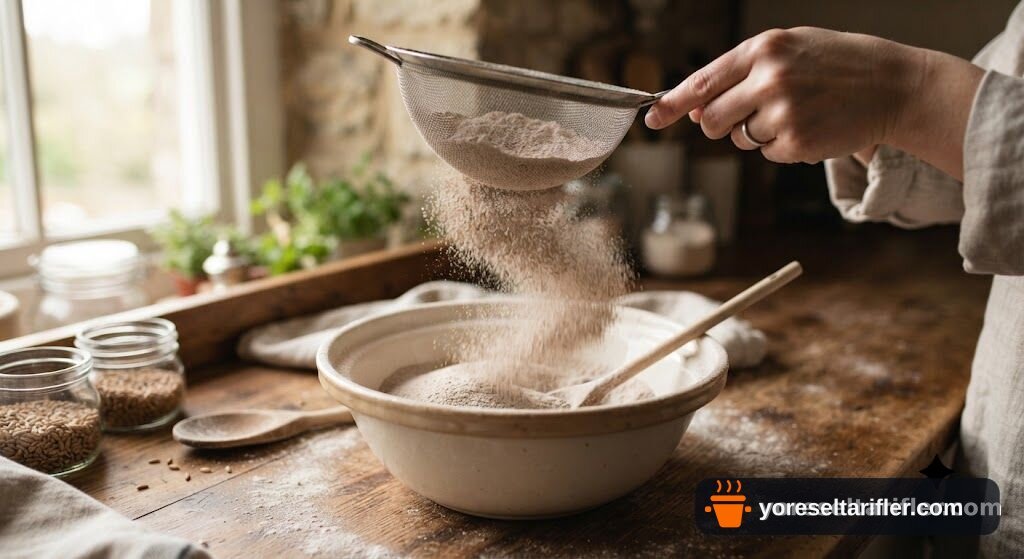Yumuşacık Çavdarlı Ekmek Tarifi — Adım 1
