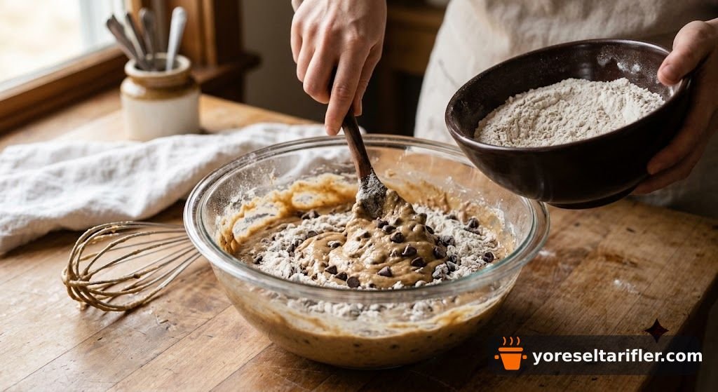 Yumuşacık Çikolata Parçacıklı Kek Tarifi — Adım 3