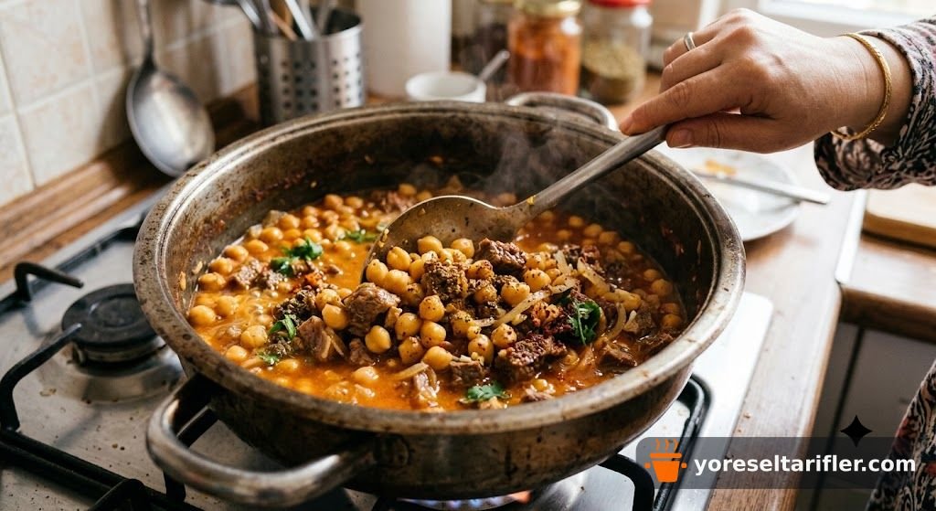 Yumuşacık Dana Etli Nohut Yemeği Tarifi — Adım 4