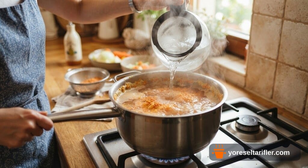 Yumuşacık Dereotlu Mercimek Köftesi Tarifi — Adım 1