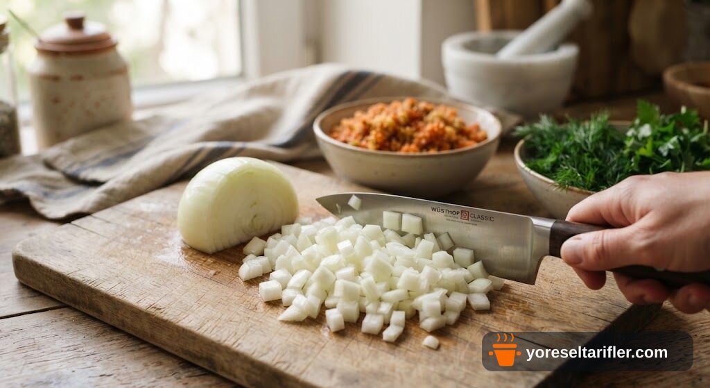 Yumuşacık Dereotlu Mercimek Köftesi Tarifi — Adım 3