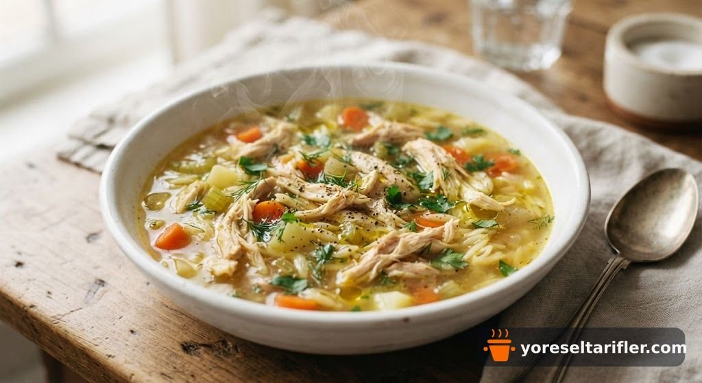 Yumuşacık Diyet Tavuk Çorbası Tarifi — Adım 1