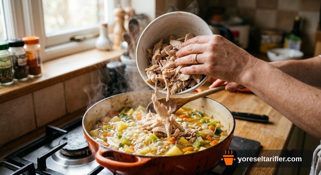 Yumuşacık Diyet Tavuk Çorbası Tarifi — Adım 3