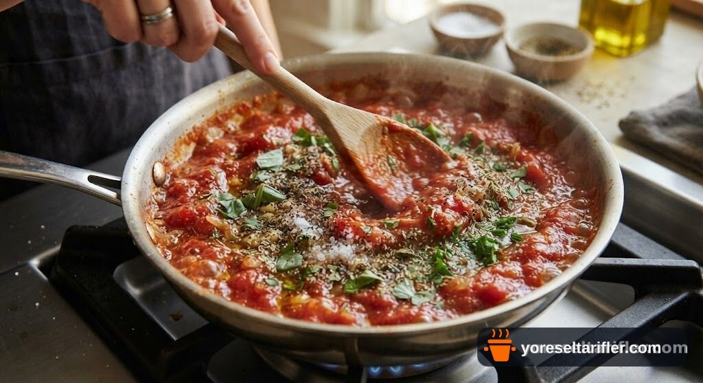 Yumuşacık Füme Etli Casarecce Makarna Tarifi — Adım 3