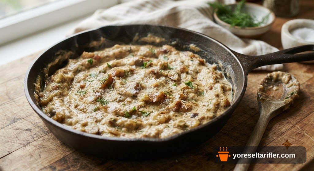 Yumuşacık Köz Patlıcanlı Mini Tartolet Tarifi — Adım 3