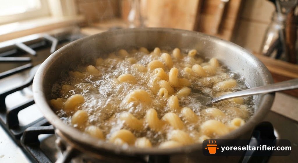 Yumuşacık Mantarlı Ton Balıklı Makarna Tarifi — Adım 1