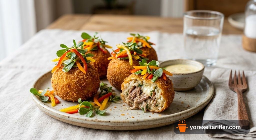 Yumuşacık Ördek Etli Arancini Tarifi — Adım 7