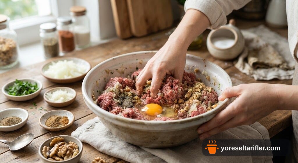 Yumuşacık Pasta Köfte Tarifi — Adım 1