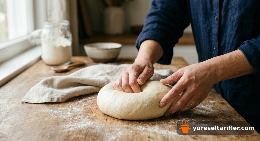 Yumuşacık Peynirli Poğaça Hamur İşi Tarifi — Adım 3