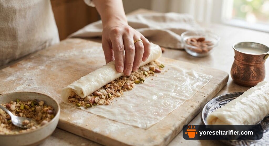 Yumuşacık Rulo Güllaç Tarifi — Adım 4