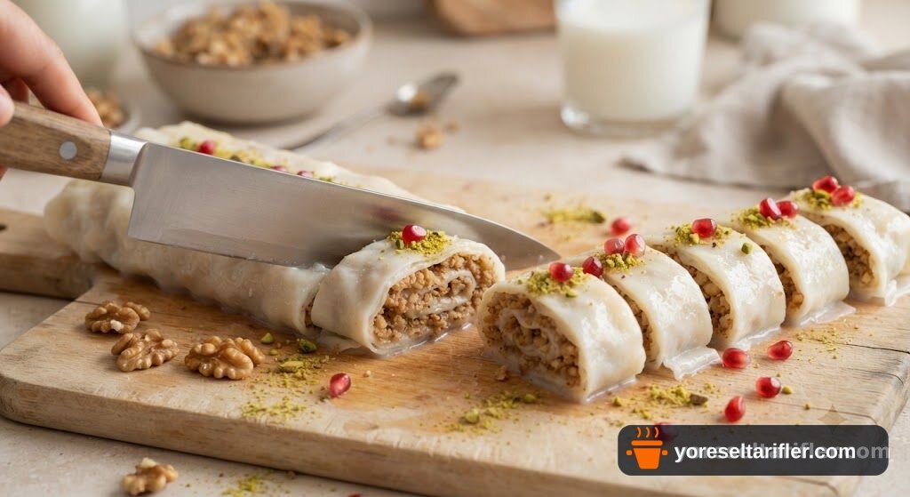 Yumuşacık Rulo Güllaç Tarifi — Adım 5