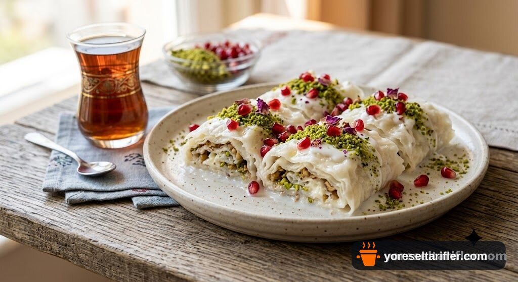 Yumuşacık Rulo Güllaç Tarifi — Adım 7